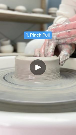 43 reactions | 4 Ways to pull up the walls #pottery #potteryskills #potterytiktok #potterystudio #potterylife #potterytechnique #wheelthrowing #wheelthrowingvideos #wheelthrowingchallenge #wheelthrowingclass #markham #potterywheel #clay #potteryvolog #clayart #clayartist #handmade #handmadegifts #handmadecraft #handmadepottery #ceramics #ceramicart #ceramicstudio #handbuilding #handbuildingpottery #familyfun #datenight #datenightidea #girlsnight #getmuddy | Polar Art studio 🎨 | polararttoronto · Original audio Wheel Throwing, Pottery Techniques, Ceramic Studio, Pottery Wheel, Pottery Studio, Pull Up, Handmade Pottery, Pull Ups, Clay Art