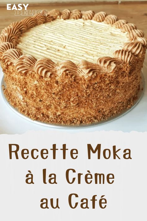 Découvrez comment préparer un délicieux moka à la crème au café, parfait pour les amateurs de desserts raffinés et gourmands, Inspirée des Recettes Marmiton. Cafe Gourmand Desserts, Lemon Drizzle Cake, Lemon Drizzle, Cake Factory, Beignets, Cake Cookies, Italian Recipes, Mocha, Butter Cream