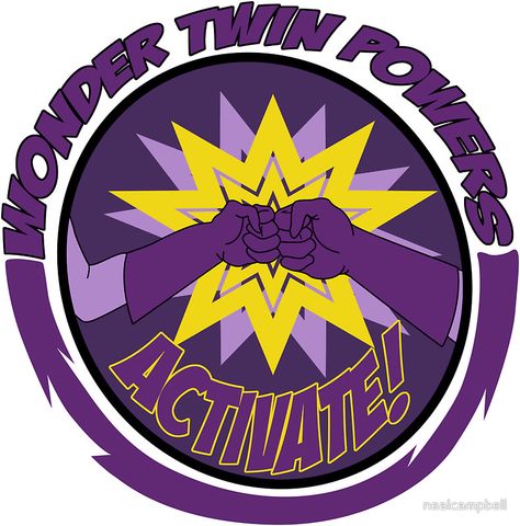 Wonder Twins Power Activate by nealcampbell Superhero Mom, Wonder Twins, Brother Tattoos, Tattoo Project, Friend Friendship, Girl Dad, Super Hero Costumes, Books For Teens, Funny Valentine