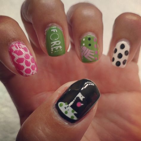 Fingernail Designs, Golf Design, Nail Designs, Nail Art, Nails, My Style, Design