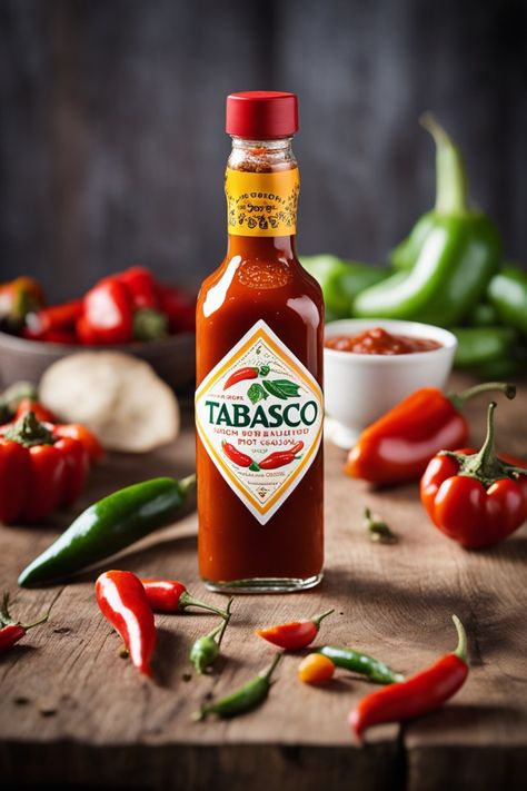 Add a fiery kick to your dishes with the Tabasco brand in Singapore! Elevate your culinary creations with the legendary hot sauce that packs a punch of flavor. Spice up your meals and ignite your taste buds. #TabascoLove #HotSauceHeaven #SingaporeFlavors 🍽️👨‍🍳🔥 Sauce Advertising, Green Jalapeno, Tabasco Pepper, Ads Creative Advertising Ideas, Advertising Ideas, Tabasco Sauce, Spice Up Your Life, Sriracha Sauce, Red Sauce