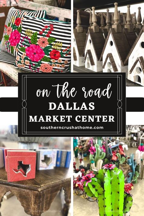 dallas market home decor floral pillow white church birdhouses texas book cutouts metal cactus yard art Shopping In Dallas, Dallas Market Center, Dallas Farmers Market, Dallas Shopping, Dallas Market, Instagram Places, Trade Centre, Cute Home Decor, Brick And Mortar