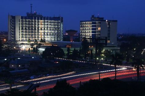 Night view of the biggest hotel in Portharcourt which is a major city in Nigeria. If you ever visit Portharcourt, this is the best place to lodge. #tourism, #Nigerian Port Harcourt, New Roads, Night View, Smart City, Property Marketing, Real Estate Investor, Real Estate Services, 10 Reasons, Capital City