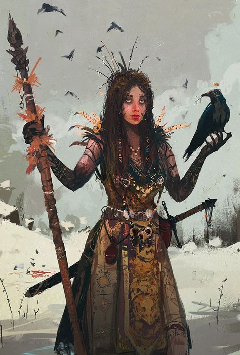 Imgur: The magic of the Internet Crow Queen, Rpg Wallpaper, Arte Fantasy, Fantasy Rpg, Fantasy Inspiration, Medieval Fantasy, Dnd Characters, Crows, Character Portraits