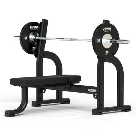 Sierra Olympic Flat Bench - GYM READY EQUIPMENT Black Gym Equipment, Sims 4 Cc Gym Equipment, Gym Equipment Aesthetic, Gym Tools, Gym Material, Gym Materials, Gym Rack, Low Bench, Gym Bench