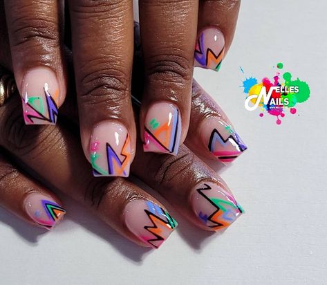 Nails Arts, Element Design, Baby Nails, Work Nails, Dope Nail Designs, Short Nail Designs, Hot Nails, Gel Nail Designs, Square Acrylic Nails