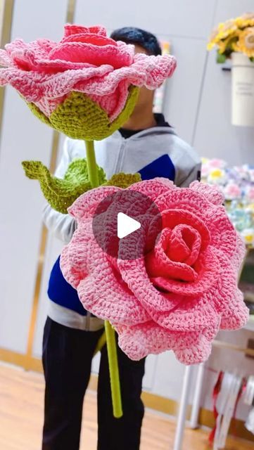 Rose Crochet, Flowers Shop, Crochet Rose, December 1, Instagram A, Amigurumi, Crochet, Flowers, On Instagram