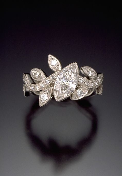 Art Deco Rings, Deco Rings, Vintage Art Deco Rings, Vine Ring, Diamond Anniversary Ring, Marquise Diamond Ring, Diamond Fashion Rings, Engagement Rings Marquise, Best Engagement Rings