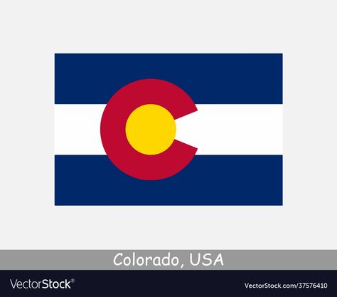 Usa States, Colorado Usa, U.s. States, State Flags, States Of America, United States Of America, High Res, Png Images, Adobe Illustrator