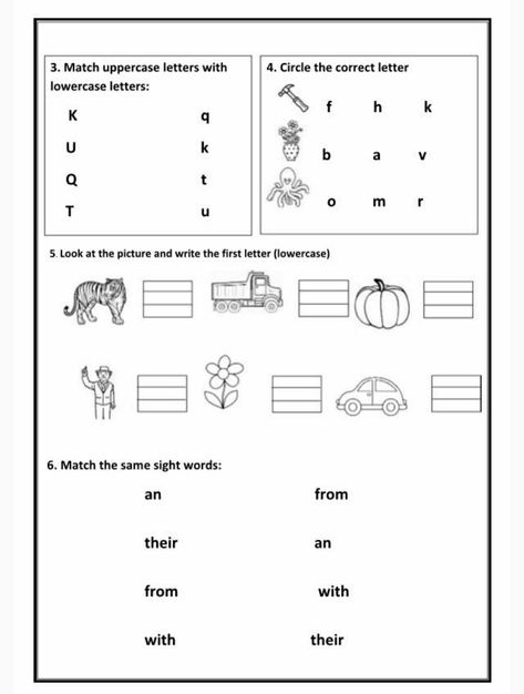 Kindergarten Exam Paper, Ukg Exam Paper English, Ukg Class English Question Paper, Lkg English Question Paper, English Question Paper For Nursery, Ukg Worksheet, English Exam Papers, Easy Math Worksheets, Preschool English