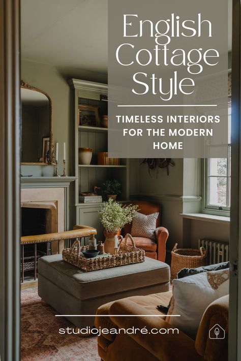 Discover the timeless allure of English country decor and learn how to infuse your home with the cozy charm of old English cottage interiors, countryside house design, and modern English country style. Explore expert tips on incorporating vintage and antique pieces, bold colors and patterns, and a mix of old and new for a truly personal and lived-in look. Create the British cottage or English farmhouse interior of your dreams with this comprehensive guide to English country design. English Country House Style Exterior, Modern Country Interiors Uk, English Country Sitting Room, British Living Room English Country, Country House Style Interior, French English Decor, Old English Design, English Country Cottage Interiors Living Room, English Cottage Furniture