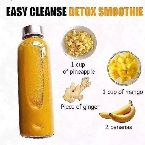 🍉🍍BEST SMOOTHIES🍅🍒 on Instagram: "Cleanse Detox Smoothie If you've gained some weight recently, started to feel like you have no energy, have constant cravings, or noticed frequent skin breakouts - it's a sign that you need a DETOX.   This smoothie is very easy to make. Let's Please tap ❤️ if you like this post. Thank you! By the way... here's something more! 😍👇⁣ ⁣ 🙌 A RECIPE TO LOSE WEIGHT AND GET HEALTHIER:⁣ ⁣ 1. Replace 2x of your meals with certain smoothies, add in two healthy snacks Easy Detox Cleanse, Pineapple Banana Smoothie, Easy Cleanse, Smoothie Detox Cleanse, Cleanse Detox, Healthy Drinks Smoothies, Smoothie Challenge, Superfood Smoothie, Increase Energy