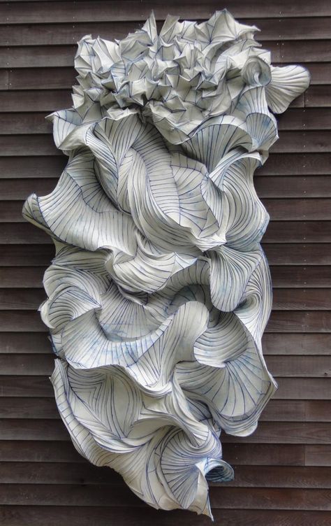 Peter Gentenaar, Fashion Maker, Origami Fashion, Abstract Embroidery, Organic Art, Alien Design, Aesthetic Japan, Contemporary Sculpture, Paper Artist