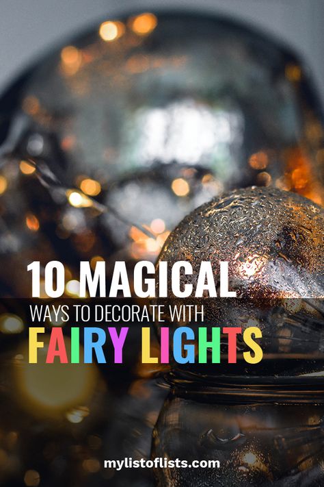 Fairy Light Terrarium, Things To Do With Fairy Lights, Decorate With Fairy Lights, Coloured Fairy Lights, Fairy Lights Diy, List Of Lists, Home Tips And Tricks, Fairy Lights In A Jar, Rs Activities