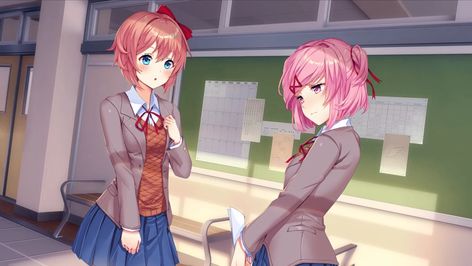 Ddlc Plus, Oki Doki, Doki Doki Literature Club, Psychological Horror, 5 Anime, Writing Poems, Doki Doki, Game Pictures, Literature Club