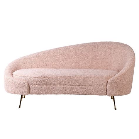 With sweeping curves and lovely, rosy colouring, the Sakura Sofa brings sophistication from the very first glance. In a living room or bedroom, this curvaceous sofa is an instant statement piece, exuding elegance at every turn. Featuring plush padding and blush pink boucle fabric, it is the epitome of stylish comfort – Blush Pink Sofa Living Room, Pink Sofa Living Room, Blush Pink Living Room, Organic Sofa, Pink Sofa, Pink Living Room, Contemporary Living Spaces, Curved Sofa, Stainless Steel Legs