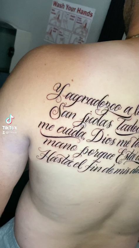 San Judas Tadeo Tattoo, Lyric Tattoos, Tattoo Quotes, Tattoos, Quotes, On Instagram, Quick Saves, Instagram