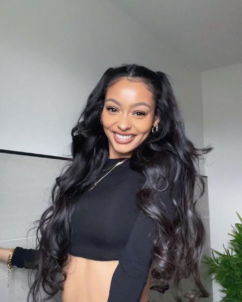 Jayde Pierce, Y2k Hairstyles, Black Women, Long Hair Styles, Hair Styles, Hair, Beauty, Black