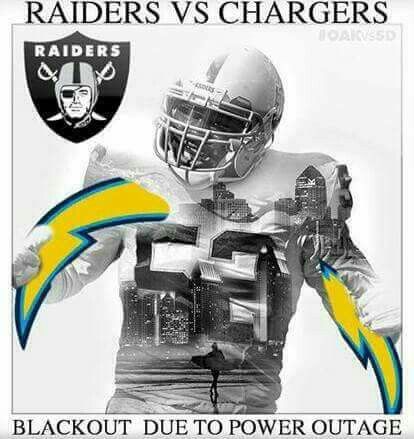 Raiders Vs Chargers, Mack Attack, American Football League, Nfl Raiders, Nfl Oakland Raiders, La Rams, Raider Nation, Football Funny, Oakland Raiders