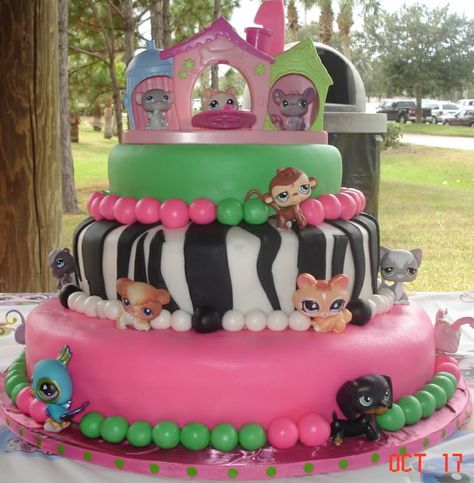 Littlest Pet Shop Birthday Party, Lps Cakes, Healthy Snack Recipes, Dream Birthday, Lps Toys, Lps Pets, Lps Littlest Pet Shop, Cake Photo, Food Snack