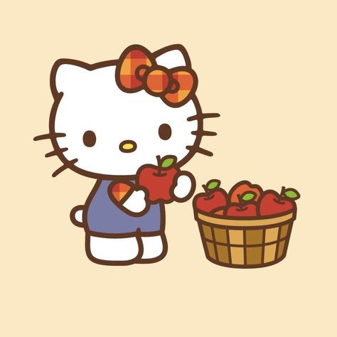 Fall Hello Kitty Widget, Hello Kitty Fall Widgets, Fall Hello Kitty Icons, Thanks Giving Hello Kitty, Thanksgiving Icons Aesthetic, Fall Theme Iphone, Fall Watch Faces, Thanksgiving Hello Kitty, Fall Sanrio