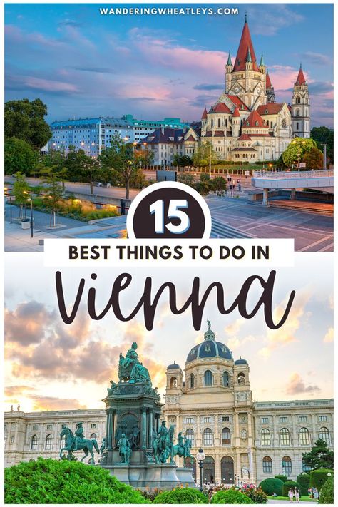 15 Best Things to do in Vienna Austria - Planning a Austria vacation and looking for what to do in Vienna? In this Vienna travel guide you'll find the top Vienna attractions, the best places to visit, and more! | Austria travel | things to do in Austria | Vienna activities | Austria destinations | Austria holiday | Austria attractions | what to eat in Vienna | Austria food | Europe travel | Vienna travel | Vienna vacation | European vacation | Vienna Christmas markets | #Vienna #Austria #Europe Vienna Travel Guide, Bucket List Europe, Vienna Austria Travel, Senior Travel, Things To Do In Vienna, Vienna Travel, Romantic Things To Do, Universal Studios Florida, Universal Studios Orlando