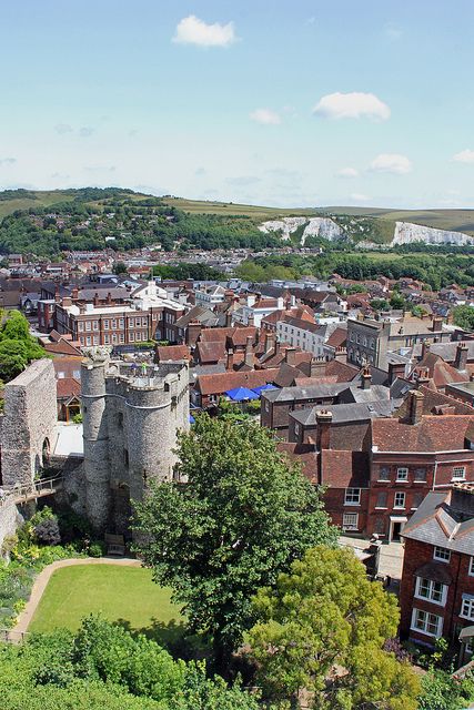 Lewes, Sussex, England, as seen from Lewes Castle Lewes England, Pleasure Garden, Castle Grounds, Gardening Services, Sussex England, Living In England, Garden Services, Yorkshire England, Slow Travel