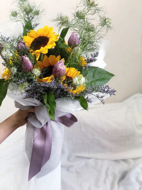 Grad Flowers, Bouquet Sunflower, Sunflower Bouquet, Sunflower Bouquets, Pansies, Flowers Bouquet, More Fun, Tulips, Sunflower