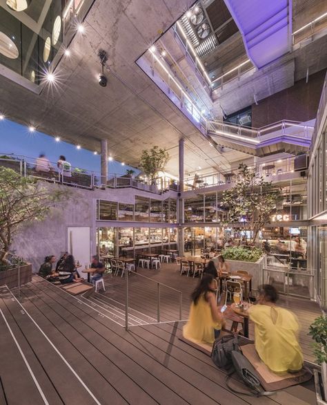 The Commons Bangkok, Building Skin, Retail Architecture, Natural Ventilation, Albufeira, Commercial Architecture, Classical Architecture, Facade Architecture, Sustainable Architecture