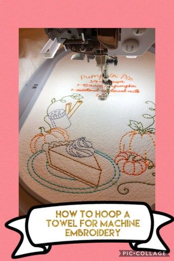 How To Machine Embroidery On Towels, In The Hoop Embroidery Projects, How To Embroider Towels Machine Embroidery, Embroidery Machine Quilting In The Hoop, In The Hoop Machine Embroidery Gifts, Used Embroidery Machines, Dish Towel Embroidery, Janome 350e Embroidery Machine, Towel Embroidery Designs