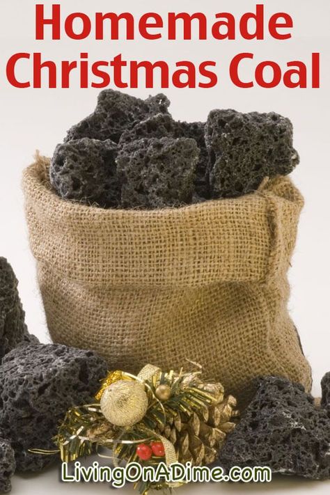 Coal Recipe, Coal For Christmas, Living On A Dime, Christmas Coal, Flower Snowflake, Christmas Yummies, Guy Gifts, Prim Christmas, Christmas Cup