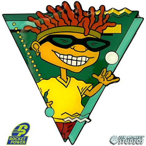 Power Tattoo, Rocket Power, Hero Games, Real Monsters, Soft Enamel Pins, 90s Retro, Soft Enamel, Tattoo Stencils, Mini Tattoos