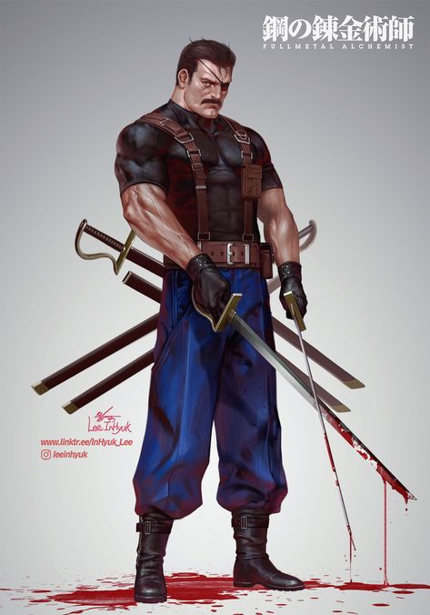 King Bradley, Full Metal Alchemist Art, Inhyuk Lee, Full Metal Alchemist, Edward Elric, Fullmetal Alchemist Brotherhood, Modern Fantasy, Full Metal, Arte Fantasy