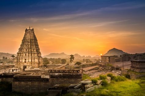 10 Beautiful South Indian Temples that every Hindu should visit Virupaksha Temple Hampi, Vijayanagara Empire, Virupaksha Temple, Ramanathaswamy Temple, Venkateswara Temple, Hampi India, Free Photoshop Text, Wedding Background Images, Banner Background Hd