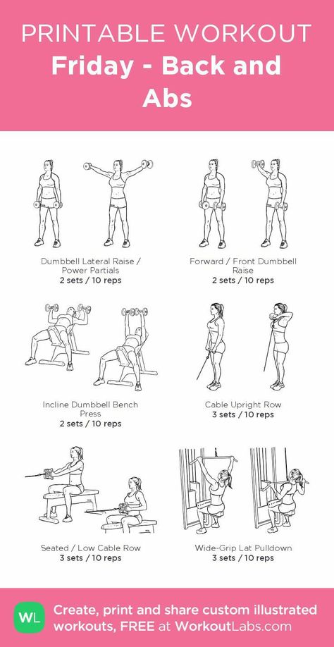 Upper And Abs Workout, Free Weight Workout Plan, Training Exercises Workout Plans, Weight Machine Workouts For Women Exercise Routines, Weekly Gym Workout Routine For Women, Exercise Plan With Weights, Abs Back Workout, Weekly Gym Machine Workout Plan For Women, Printable Back Workout