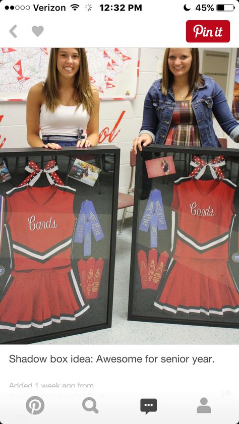 Cheer Coach Outfit, Ffa Jacket, Shadowbox Display, Cheerleading Ideas, Cheer Banquet, Cheer Team Gifts, Cheer Leading, Dance Uniforms, Cheer Uniforms