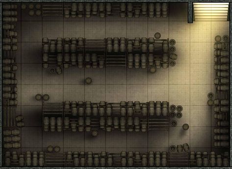 Battlemap - Goodberry Winery - Basement by RoninDude I Am Still Learning, Call Of Cthulhu Rpg, Dnd World Map, Wine Merchant, Tabletop Rpg Maps, Me And My Friends, Rpg Map, Dungeon Maps, D D Maps