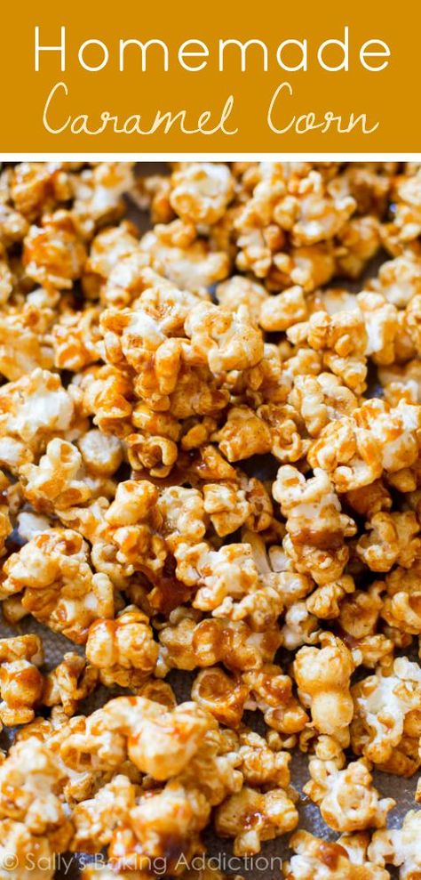 Homemade Caramel Corn Recipe, Caramel Corn Recipe, Homemade Caramel Corn, Caramel Corn Recipes, Popcorn Recipes Caramel, Popcorn Treats, Harvest Fest, Corn Recipe, Caramel Corn