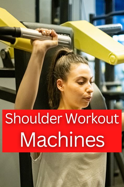 Shoulder Exercises Machine, Machine Shoulder Workout, Gym Women Workout, Shoulder Circuit Workout, How To Use The Machines At The Gym, Shoulder Press Smith Machine, Shoulder Workout Machine, Shoulder Workout Women Gym Machines, Back Workout Machine