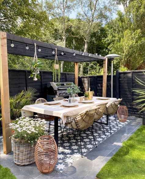 Moderne Have, October 1st, Have Inspiration, Back Porch Ideas, Backyard Inspo, Pergola Patio, Outdoor Decor Backyard, Backyard Makeover, Outdoor Kitchen Design