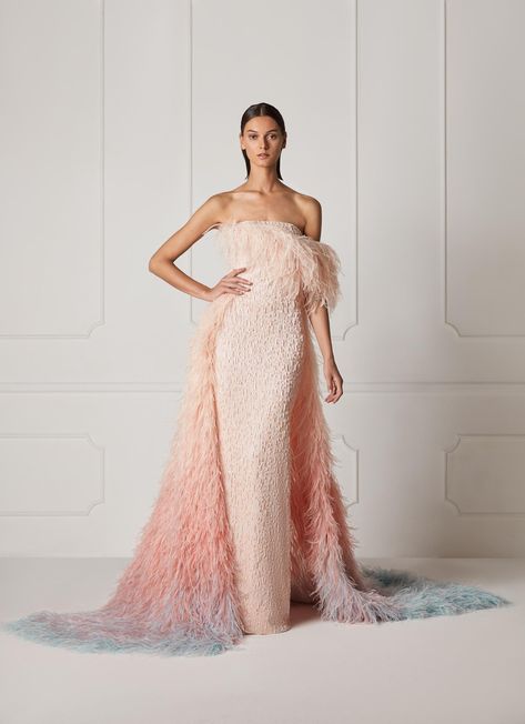 Hamda Al Fahim, Feather Gown, Stunning Gowns, Feather Dress, New Line, Summer 2019, Beautiful Gowns, Dream Dress, Couture Fashion