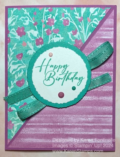 Unbounded Beauty Designer Paper, Unbounded Love Stamp Set Happy Birthday Design, August Birthday, Stamp Projects, Designer Paper, Love Stamps, Designer Series Paper, Quick Cards, Specialty Paper, Birthday Month