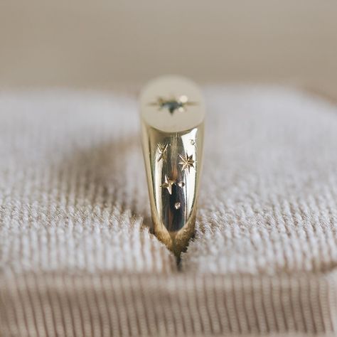 C E L E S T I A L My wonderful sister in law had a special birthday last week, and my family and I gifted her with this bespoke signet ring, star set with her birthstone, aquamarine. We hand engraved some scattered stars on the ring’s shoulders and her birth year inside. It was so lovely to see her over the weekend and hand over this surprise 💖 I am a bit obsessed with stars as a motif, and if you are too, keep your eyes peeled for something very exciting coming soon… 👀 What would you d... Star Setting Ring, 21st Ideas, Star Setting, Bespoke Jewellery Design, Gold Signet Ring, Birth Year, Bespoke Jewellery, Sister In Law, Special Birthday