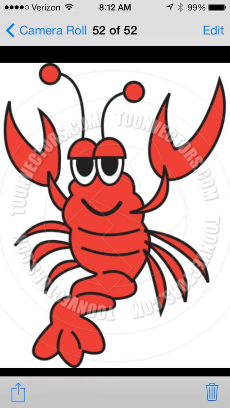 Cartoon Lobster, Lobster Drawing, Art Guy, Ocean Clipart, Fish Rocks, Fence Design, Eps Vector, Cartoon Animals, Vector File