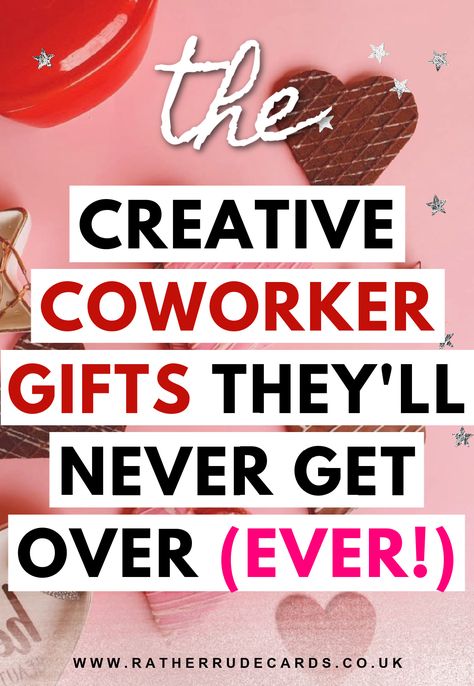 DIY creative boss gift ideas for work colleagues low cost gift ideas on a budget Spring Coworker Gifts, Work Retreat Gift Ideas, Gifts For Colleagues Farewell, Staff Retreat Gift Ideas, Work Gift Ideas Employee Appreciation, Spring Gift Ideas For Coworkers, Spring Gifts For Coworkers, Coworker Valentines Gifts, New Year Gifts For Coworkers