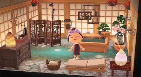 15 Summer Island Design Ideas For Animal Crossing: New Horizons – FandomSpot Pool Party Images, Zen Spa Bathroom, Island Design Ideas, Patio Images, Summer Island, Lost Luggage, Spa Bathroom, Animal Crossing Wild World, Tropical Resort