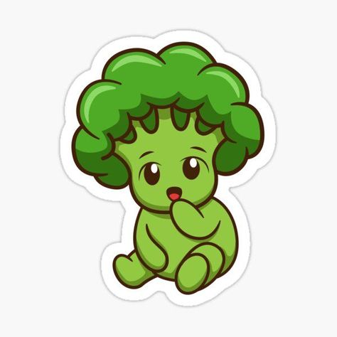 Cute Kawaii Broccoli Sticker. Get this now! #broccoli #cute #kawaii #design #sticker Cute Broccoli, Broccoli Illustration, Zodiac Tattoos, Kawaii Stickers, Paper Crafts For Kids, Paper Design, Cartoon Characters, Broccoli, Aesthetic Wallpapers