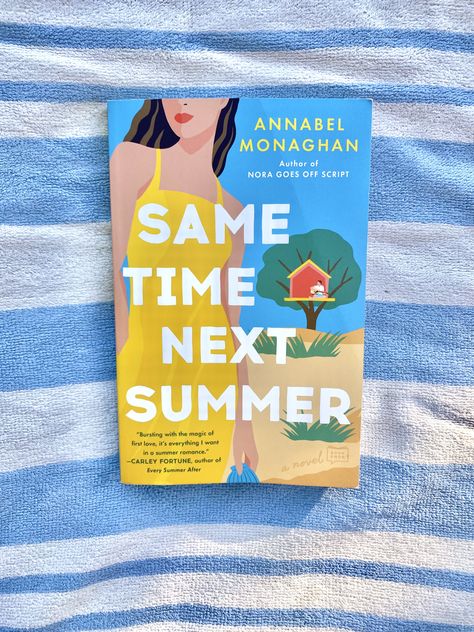 Book Review of Same Time Next Summer by Annabel Monaghan Same Time Next Summer Annabel Monaghan, Same Time Next Summer Book, Nora Goes Off Script, Summer Romance Books, Booktok Aesthetic, Book Girlies, Collecting Seashells, 2024 Books, Beach Reads