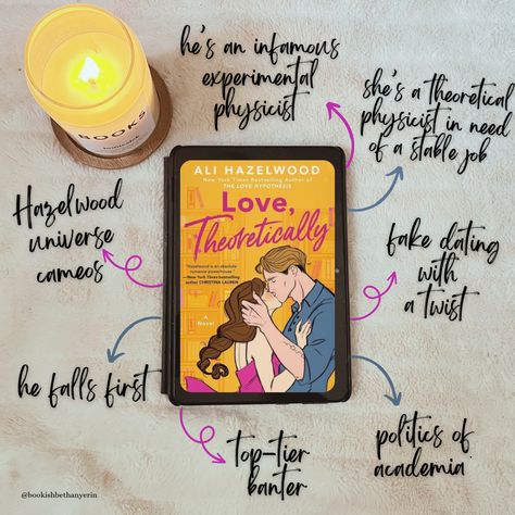 Love Theoretically Book, Love Theoretically Ali Hazelwood, Love Theoretically, Ali Hazelwood, Book Poster, Romantic Book Quotes, Love Anniversary Quotes, Romantic Books, Love Anniversary