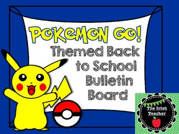 Fun and unique Pokemon Go inspired back to school bulletin board. Includes Pikachu character and the phrase: "(grade level) is a Go!" for grades Pre-K, Preschool, and Kinder through 5th. Editable powerpoint file included to add your students names **If you want the font to match be sure to download KG Fonts Second Chances Pokémon Classroom, Kg Fonts, Superhero Class, Pokemon School, School Year Themes, 2024 Classroom, Mind Craft, Class Themes, Library Bulletin Boards